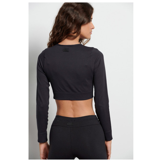 Bodytalk Γυναικεία μακρυμάνικη μπλούζα Crop Bodytalk Γυναικεία μακρυμάνικη μπλούζα Crop